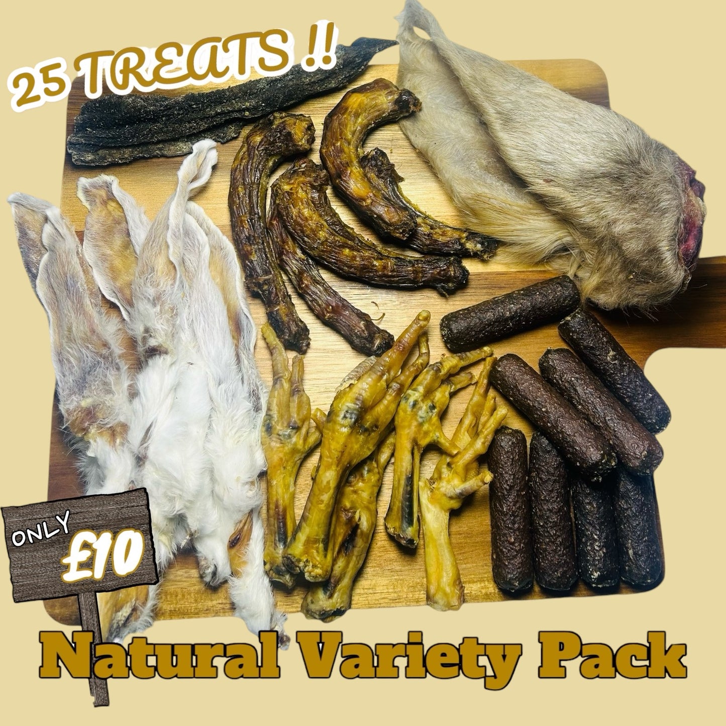 £10 Variety Pack for Dogs 12 weeks +