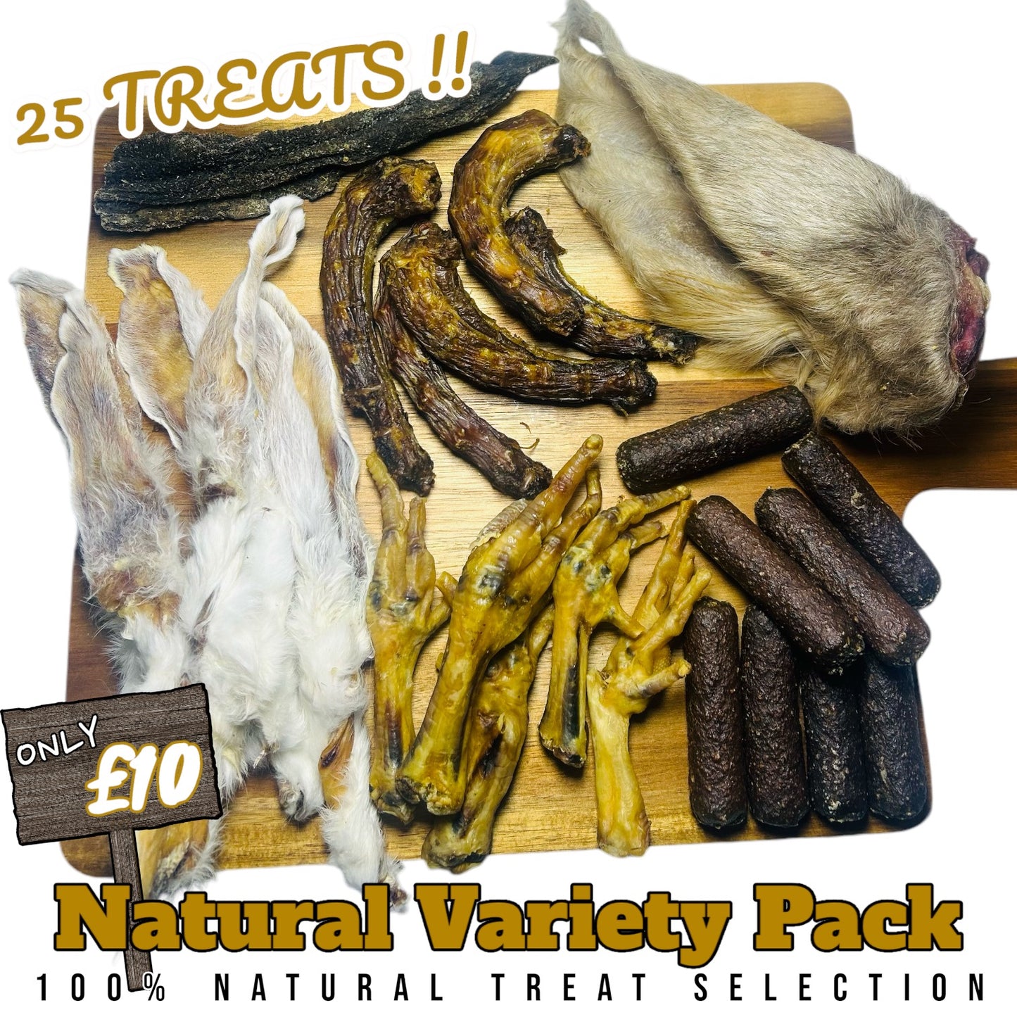 £10 Variety Pack for Dogs 12 weeks +