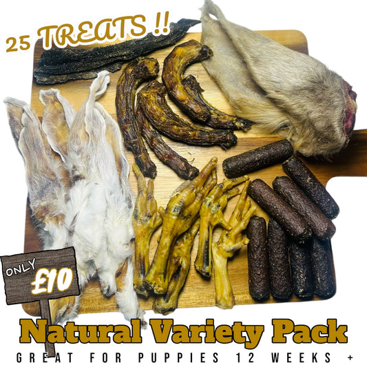 £10 Variety Pack for Dogs 12 weeks +