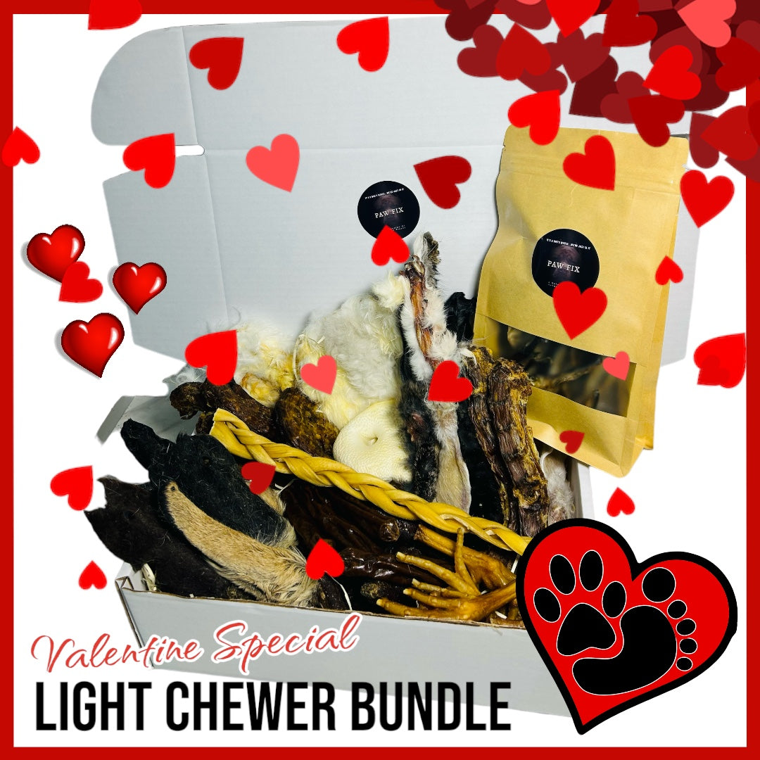 Light Chewer bundle : Great for Older and Younger Dog’s .