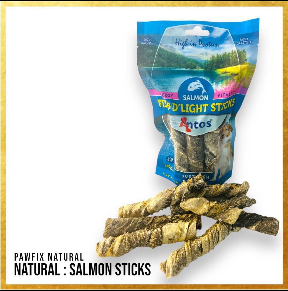 Pure Salmon Sticks - 100g