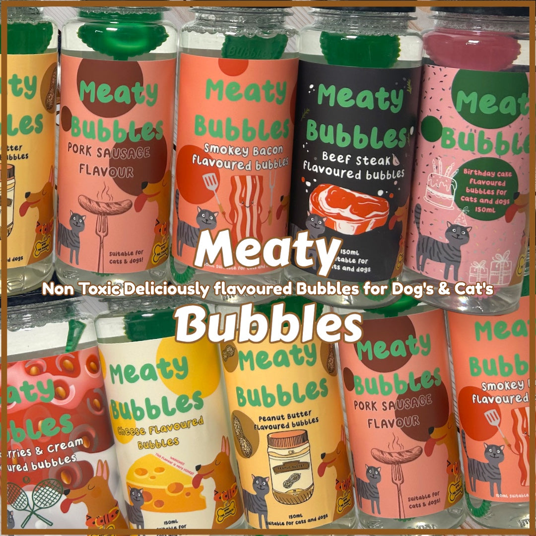 Non-toxic bubbles for Cats & Dogs - Vegan & Gluten free