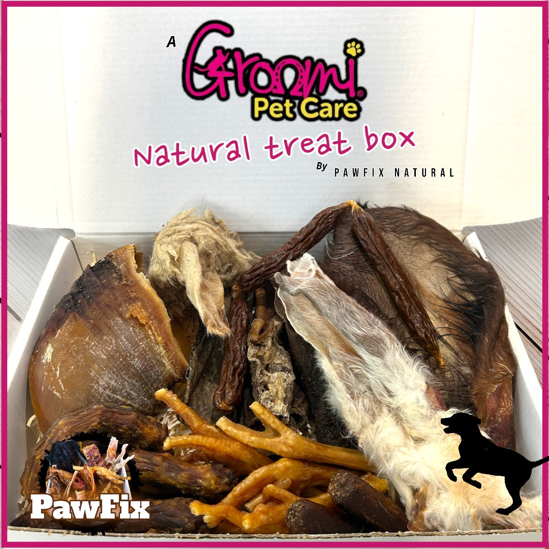 EXCLUSIVE : Groomi Pet Care Natural Treat box