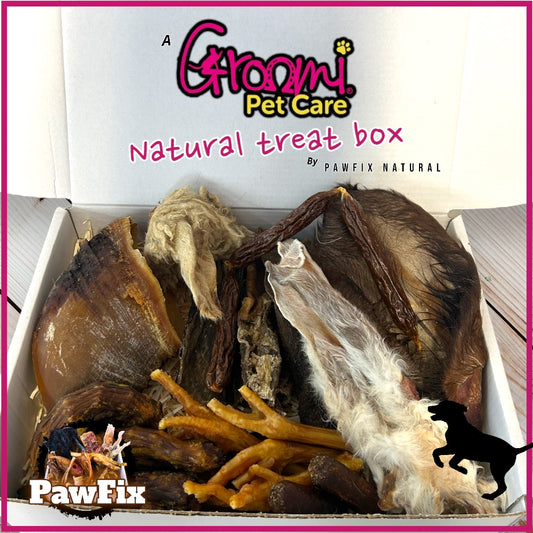 EXCLUSIVE : Groomi Pet Care Natural Treat box