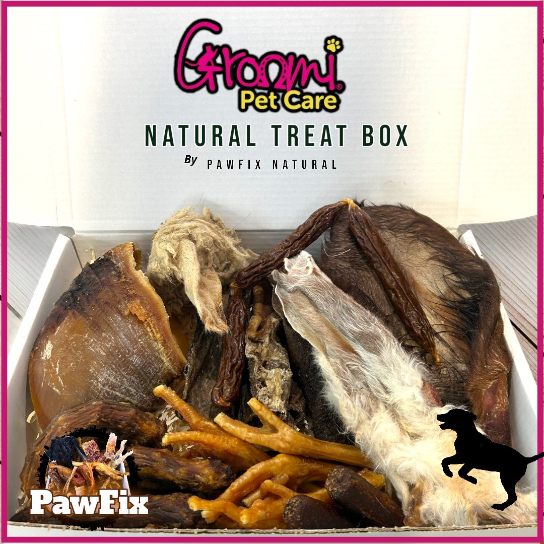 EXCLUSIVE : Groomi Pet Care Natural Treat box