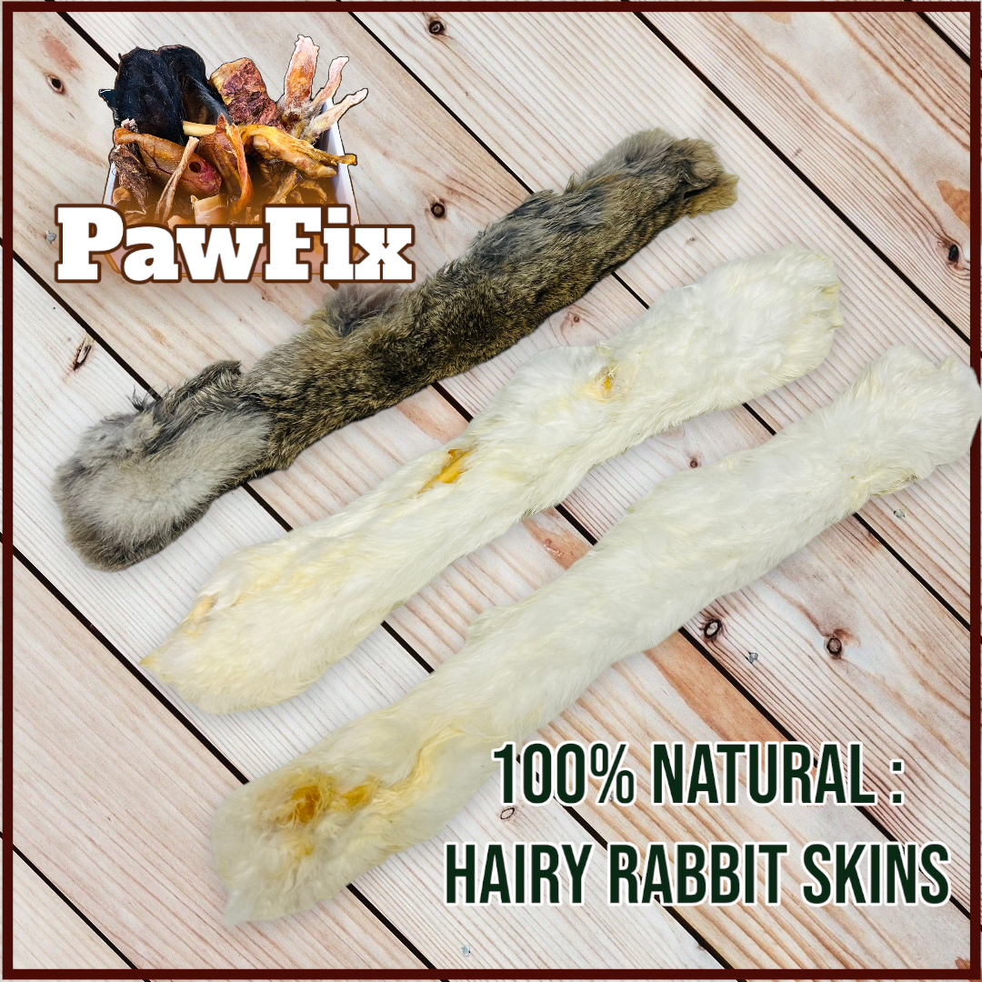 100% Hairy Rabbit Skins